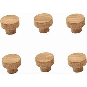 Manijas de Madera Redondas para Gabinetes, Diseño Moderno, Duraderas, Ligeras, Hechas a Mano, Decoración para Muebles de Cocina, Puertas y Entradas - Product Image 1