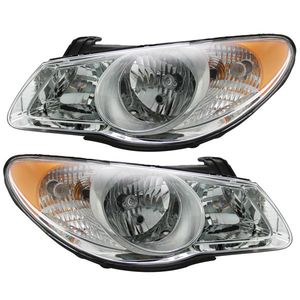 ไฟหน้า LED สำหรับเปลี่ยน Hyundai Elantra ปี 2007-2010 ซ้ายและขวา สำหรับรุ่นปี 07 08 09 10 - Product Image 1