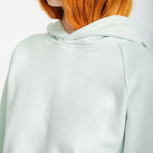 Nuevas sudaderas con hombros caídos para mujer, MOQ bajo, transpirables, estampadas, anti-bolitas, antiarrugas, de punto, extragrandes - Product Image 6