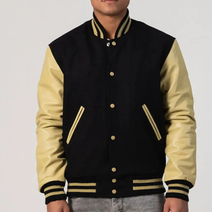 Eco-Friendly Chenille Embroidery <b>Varsity</b> <b>Jacket</b> Men Custom Logo Patch Letterman Bomber <b>Vintage</b> Baseball <b>Jacket</b> Winter <b>jacket</b> - Product Image 5