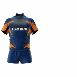 Uniformes de Rugby Personalizados al por Mayor con Diseños Sublimados en Tela de Malla, Uniformes Cortos de Alta Calidad de Secado Rápido y Transpirables para Adultos Unisex - Product Image 2