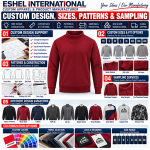 Sudaderas con cuello simulado y opciones personalizadas de 300 GSM. Fábrica de ropa personalizada para compradores mayoristas y marcas de moda a nivel mundial. - Product Image 2