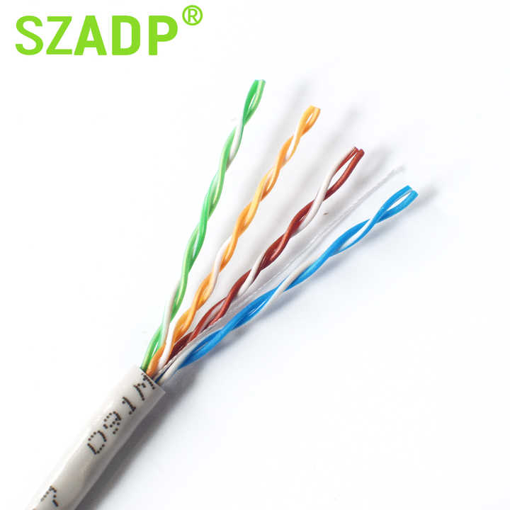 【限定品】 24awg 4prs cat5 FTP rj45 Copper/CCA cable Network cat5e utp ケーブル・シールド