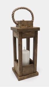 Lanterne à bougie en bois artisanale moderne de haute qualité, écologique, forme personnalisée, utilisation en intérieur, multi-occasions, décoration de Noël pour la maison - Product Image 3