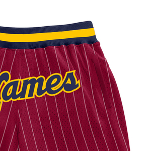 <b>Customized</b> Sports Team Shorts 100% Polyester Mesh Sublimated Club Name Training Basketball Athletic Shorts for Teamwear - Product Image 4