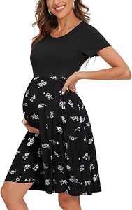 Venta al por mayor de camisetas sin mangas transpirables para mujeres embarazadas, ropa de maternidad, vestido tipo chaleco de talla grande, prendas de maternidad. - Product Image 3