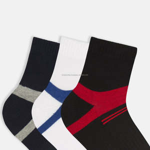 Wholesale Custom Logo Anti-Bacterial Breathable Unisex Cotton Striped Business <b>Socks</b> for Men Women - Product Image 2