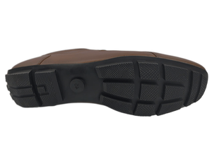 Chaussures de marche décontractées pour hommes en cuir synthétique marron uni à lacets, respirantes, avec semelle intermédiaire en EVA, semelle extérieure en caoutchouc et doublure en polaire, toutes saisons - Product Image 3