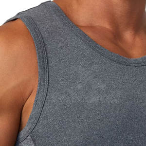 Camiseta Deportiva sin Mangas para Hombre, 100% Algodón, Secado Rápido, Transpirable, Ligera, para Gimnasio, Ejercicio, Deportes, Uso en Exteriores - Product Image 4