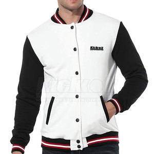 Long Sleeves Latest Design High Quality Winter Jacket Men Top Selling Custom Design Letterman Canvas <b>Stand</b> Collar Breathable - Product Image 3
