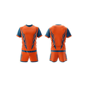 Ensemble de rugby pour jeunes à sublimation unisexe OEM logo personnalisé nouveau style de vêtements de rugby football uniforme de rugby à motif imprimé - Product Image 6
