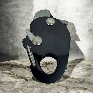 Ascenseur-descenseur de corde en aluminium anodisé de marque HM certifié CE, haute résistance, pour protection contre les chutes, 10,5-12,7 mm - Product Image 1