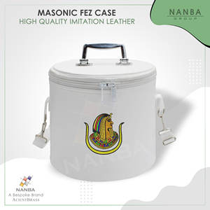 Logotipo Bordado a Máquina, Daughters of ISIS, Imitación de Cuero Fez |   Almacenamiento de Sombreros/Gorras - Product Image 2