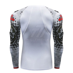 เสื้อรัดรูปออกกำลังกายคุณภาพสูง ผลิตจากผ้าสแปนเด็กซ์และโพลีเอสเตอร์ ขายส่งยอดนิยม เสื้อรัดรูปน้ำหนักเบา - Product Image 3