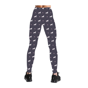 Leggings de Yoga de Cintura Alta hasta el Tobillo con Spandex/Nylon, Elásticos en Cuatro Direcciones, Cintura Elástica, Secado Rápido, Bolsillos Sin Costuras - Product Image 6