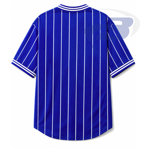 Camiseta de Béisbol a Rayas Azules para Mujer de la Hermandad Zeta Phi Beta ZPB, Camisa Casual de Manga Corta con Botones para Mujer ZPB - Product Image 3