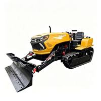 Traktor Mini Ringkas 2WD untuk Pertanian, Pengolah Tanah, Rotavator, Crawler Roda, Mesin, Gearbox, Core