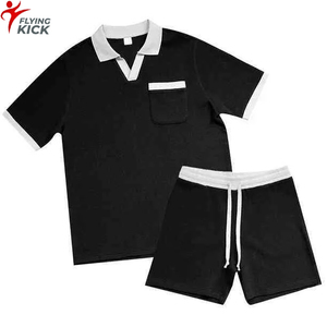 Conjunto Deportivo Unisex 2026 Personalizado de Algodón Antiarrugas, Camiseta Larga y Pantalones Cortos, Diseño ODM Oversize con Estampado Animal - Product Image 1