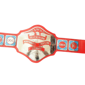 Cinturón de Campeonato de Lucha Libre Profesional NWA, Cinturón de Título Personalizado con Logotipos de ABC y CBS, Calidad Premium - Product Image 6