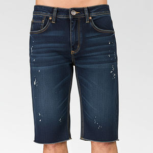 New Style Custom Made Light Blue Solid Men Denim <b>Shorts</b> 100% Cotton Windproof High Quality Comfortable Casual <b>Zipper</b> Fly High - Product Image 4