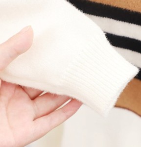 Cárdigan Infantil Estilo Europeo, Otoño, Sin Cuello, Elegante, 100% Algodón, Manga Abullonada, Estampado Animal - Product Image 6