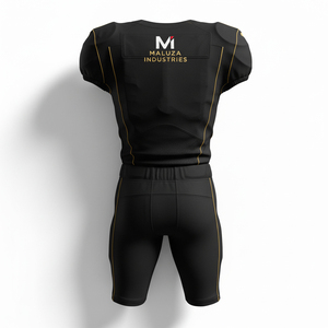 Uniforme de football américain personnalisé de qualité supérieure, ensemble maillot et pantalon sublimés, tissu en maille durable pour jeunes et adultes - Product Image 3