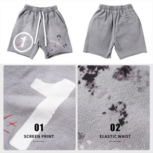 Men's <b>Shorts</b> Jogger Pants 100% Cotton High Quality Custom Print LOGO Real Tree <b>Boxer</b> Sweats Double Waist <b>Shorts</b> for Men - Product Image 4
