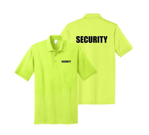 Uniforme de gardien de sécurité avec poche, polo à manches courtes en gros, polo de sécurité bicolore, chemise de sécurité - Product Image 3