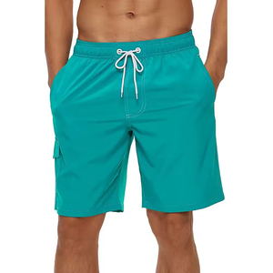Nuevos Shorts de Baño para Hombre al por Mayor, de Alta Calidad, Diseño Casual Sólido, Último Modelo, para Entrenamiento, Largos hasta la Rodilla, Tela Oxford - Product Image 1