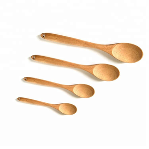 Wholesale Premium Engraved Wooden <b>Spoon</b> Beech Tea Scoop Cooking <b>Serving</b> <b>Spoon</b> - Product Image 1