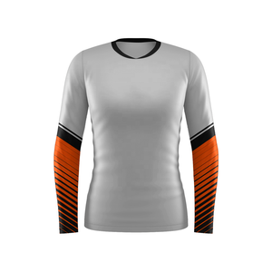 Uniforme de voleibol universitario ligero, de secado rápido, flexible, duradero, con color personalizado, impresión de logotipo por sublimación. - Product Image 2