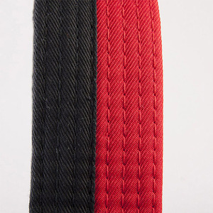 Proveedor OEM, Precio al por Mayor, Cinturones de Artes Marciales BJJ Jiu Jitsu Hechos a Medida, Cinturón de Jiu Jitsu de Algodón de 2 Tonos de Color, Alta Calidad - Product Image 5