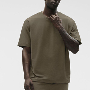 T-shirt surdimensionné pour homme en coton 100% avec logo personnalisé, streetwear décontracté, tee-shirt graphique - Product Image 6