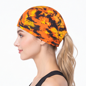 Gorro Deportivo Unisex con Estampado de Calavera por Sublimación, Transpirable, de Poliéster, para Correr, Ciclismo y Deportes - Product Image 3