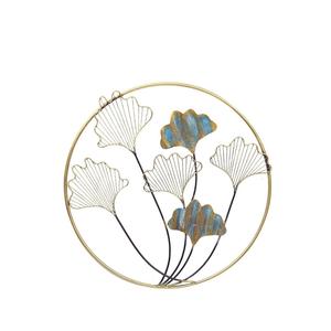 Hot Selling Vintage Design Metal Iron Floral Home Wall Decor Wire Wall Sculpture Circular <b>Frame</b> Wall Art Iron Wall Art - Product Image 1