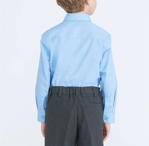 Chemises d'uniformes scolaires personnalisées à manches longues pour étudiants, en polyester et coton de haute qualité, pour garçons - Product Image 3