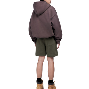 Sweat à capuche d'hiver personnalisé de haute qualité avec double fermeture éclair, 100 % coton, coupe oversize, design épais vierge - Product Image 5