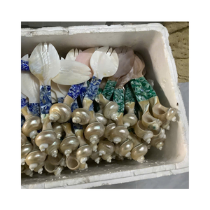 Cuchara Decorativa de Concha Marina Natural, Utensilio Hecho a Mano para la Mesa de Comedor - Product Image 3