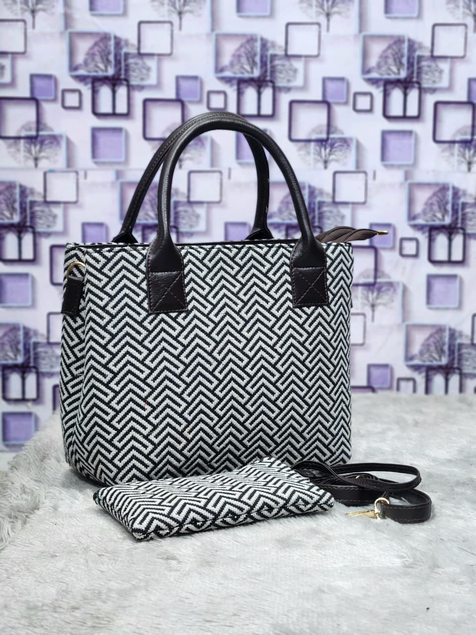 Géométrique noir et blanc