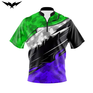 Camiseta de Bolos Personalizable con Logotipo de Equipo, Unisex, para Hombre, Manga Corta, Absorbente de Humedad, Sublimación de Tinta, Impresión Completa, Alta Calidad - Product Image 3