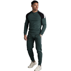 Nueva Llegada, Sudadera con Cuello Redondo, Conjunto Deportivo Personalizado, Conjunto Deportivo de Felpa de Algodón para Hombre, Conjuntos Deportivos Unisex para Gimnasio - Product Image 1