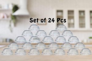 Bols de service en verre borosilicate, ronds, transparents, pour desserts, sans plomb ni cadmium, bols à collation et à soupe pour la cuisine - Product Image 4