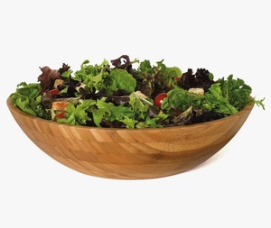 Bol de service rond en bois, fait main, design minimaliste, finition polie, motif uni, vaisselle et assiettes - Product Image 3