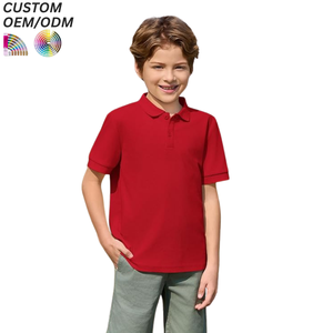 Conjunto de Ropa de Verano para Niños, Diseño Personalizado OEM, Camisetas Polo Transpirables y Ecológicas, Pantalones Cortos Casuales para Niños - Product Image 5