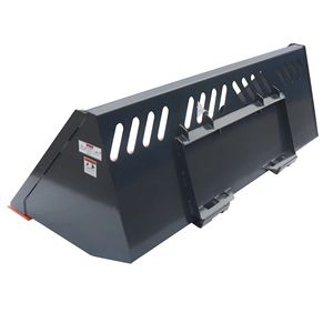 Godet à neige/mulchage robuste de 84 po pour mini-chargeuse, bord à bords coupés, capacité de charge de 1500 lb, fixation rapide universelle pour TMG 5 tonnes SN84, Nouveau - Product Image 2