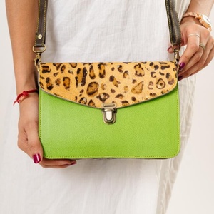 Bolso de Mano Casual para Mujer, Estilo Bohemio Vintage, Nuevo Diseño, Correa Única, Cuero Vacuno, Resistente al Agua, Antirrobo, Verano - Product Image 1