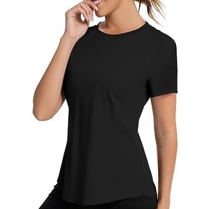 เสื้อเจอร์ซีย์ตกปลาแขนสั้น แห้งเร็ว 100% โพลีเอสเตอร์ UPF 50+ ชุดเสื้อกล้าม เสื้อยืดตกปลาสำหรับผู้หญิง ระบายอากาศได้ดี - Product Image 5