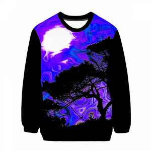 เสื้อสเวตเชิ้ตพิมพ์ลายแบบ Sublimation ทั้งตัว พร้อมลายกราฟิกตามสั่ง พิมพ์สีเต็มรูปแบบ เนื้อผ้านุ่มสบาย เหมาะสำหรับชุดทีมและสตรีทแวร์ - Product Image 1