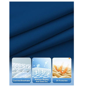 Camiseta Deportiva para Hombre con Protección Solar, 100% Algodón, Transpirable, Manga Larga, para Pesca, Ciclismo de Montaña, Protección UV - Product Image 6