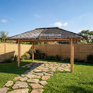 Gazebo y Pérgola de Bambú Natural - Estructura Exterior Ecológica y Duradera para Jardín y Hogar con Diseño Personalizable - Product Image 2